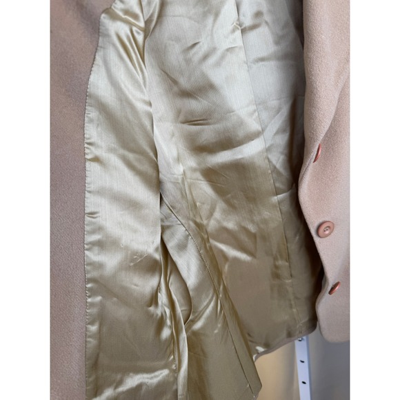 Vintage Tribal Sportswear Wool Cashmere Blazer Jacket Women's Tan 90s size 6 - Picture 8 of 8